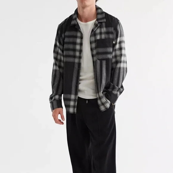 SOLD‼️ URBAN OUTFITTERS + Standard Cloth Flannel Collar Shirt - Picture 2 of 5